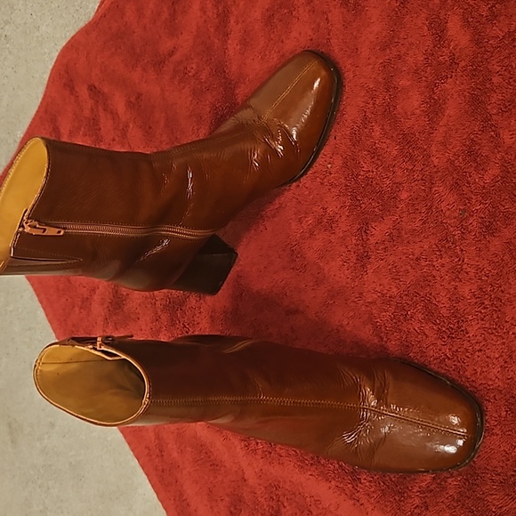 Sezane axelle ankle boot polished Carmel euro 39 - Picture 4 of 8